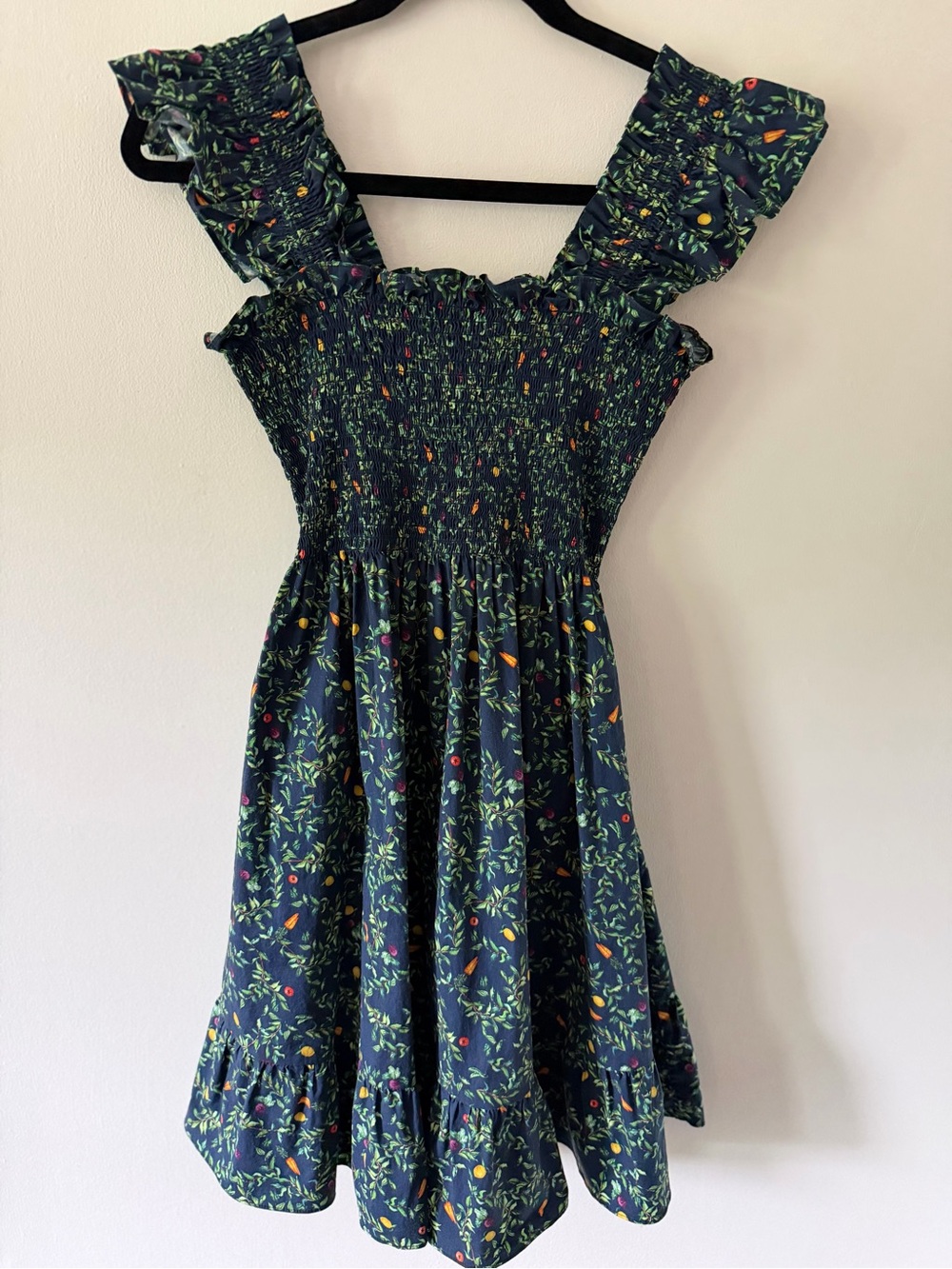 Hill House Home The Ellie Nap Dress – Midnight Garden Poplin - XS - Picture 2 of 4